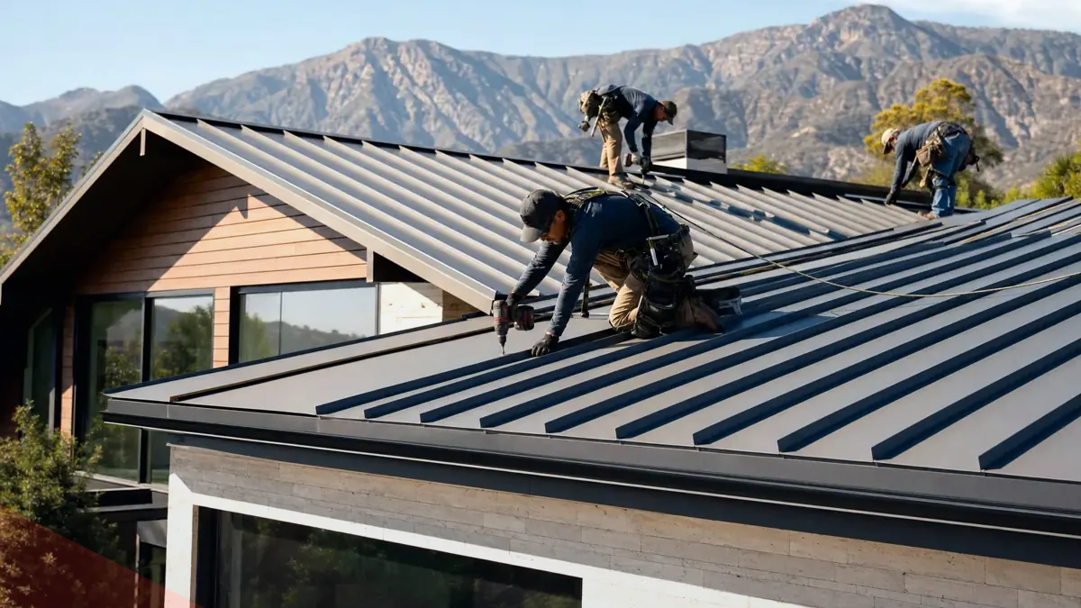 Metal Roof Installation California roofing — California Roof Pro