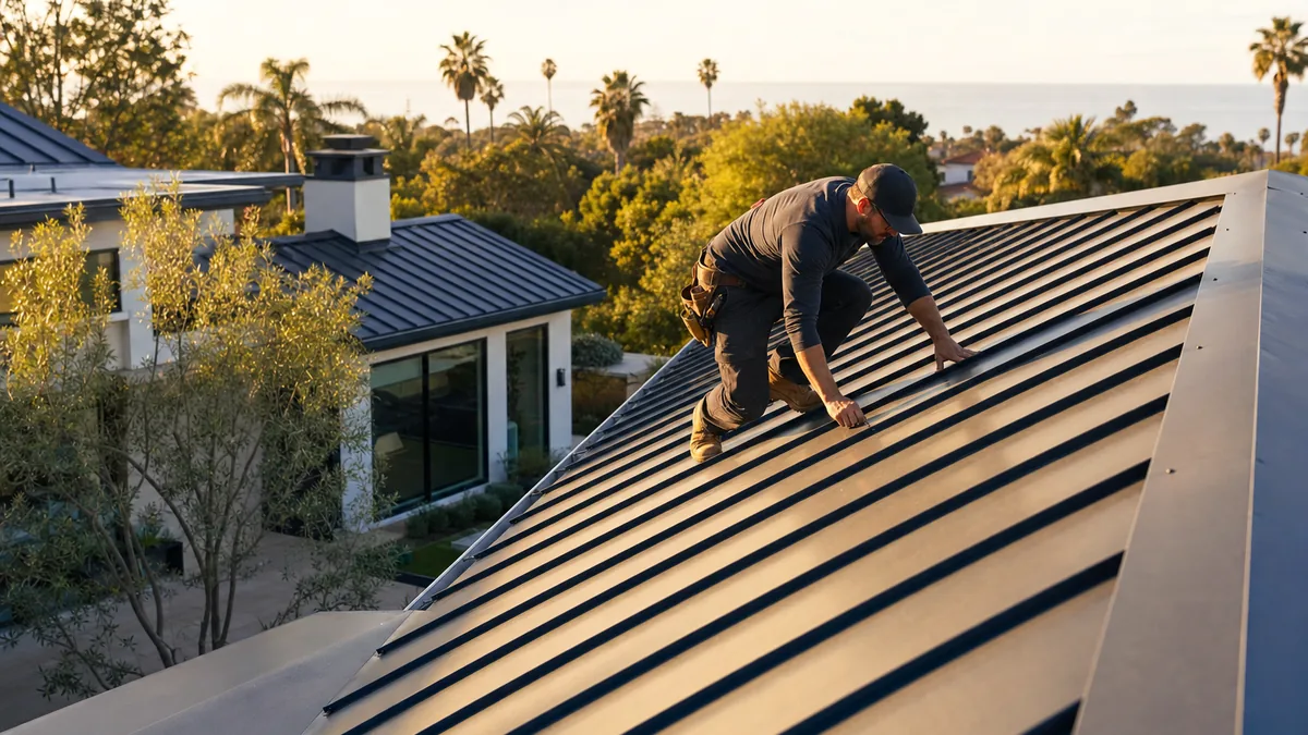Metal Roof Lifespan California roofing — California Roof Pro
