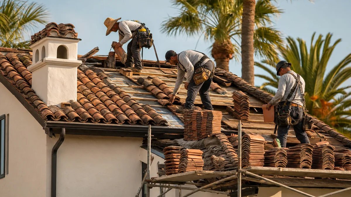 Tile Roof Replacement Cost California roofing — California Roof Pro